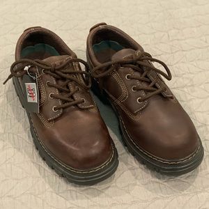 Kids Brown Leather Oxford
